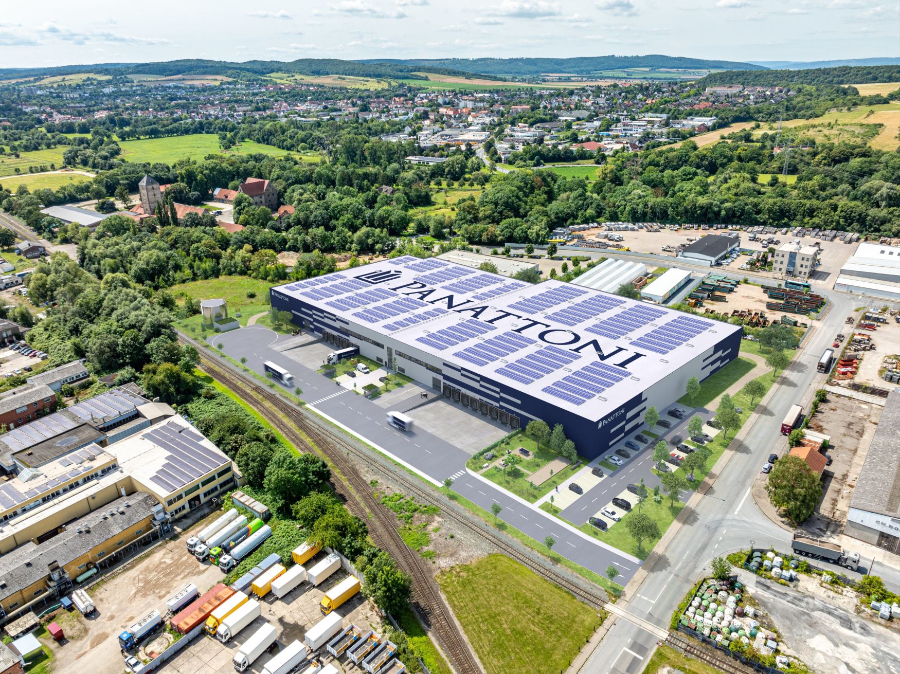 Panattoni, Panattoni Park Hildesheim, logistics property, brownfield, source: Panattoni 